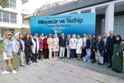 “Minyatür ve Tezhip Sanatı ile Antalya Sergisi” açıldı