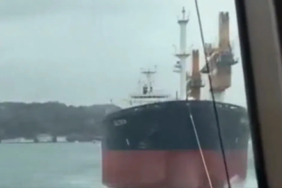 İstanbul Boğazı’nda gemi arızası